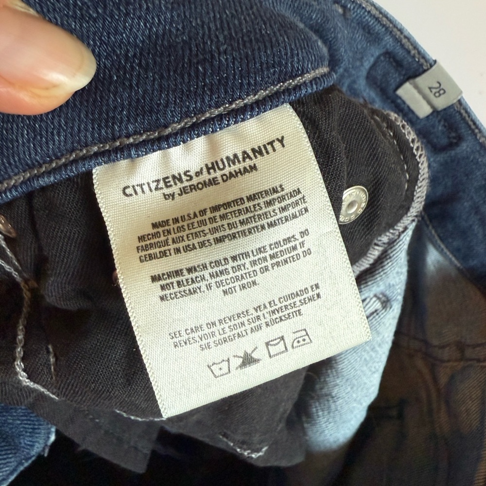 Citizens Of Humanity Rocket Crop High Rise Skinny Jeans Sz 28 - Picture 7 of 8